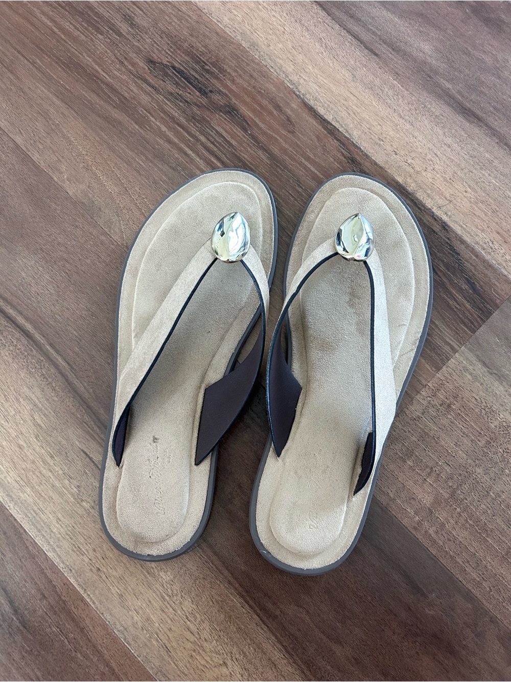 a new day suede sandals